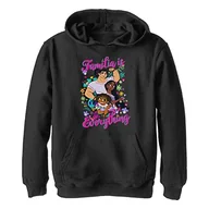 Bluzy dla chłopców - Pixar Encanto Familia is Everything Group Shot chłopięca bluza z kapturem, Czarny, XL - miniaturka - grafika 1