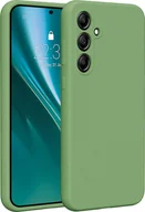 Etui i futerały do telefonów - Etteri Nakładka Etteri Silicone Case do Samsung Galaxy A35 5G jasnozielona - miniaturka - grafika 1