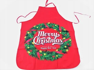 FARTUCH KUCHENNY ŚWIĄTECZNY BOŻE NARODZENIE - Ozdoby bożonarodzeniowe - miniaturka - grafika 1