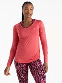 Koszulki sportowe damskie - Dare 2b Koszulka funkcyjna "Discern" w kolorze czerwonym - miniaturka - grafika 1