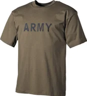 Koszulki męskie - MFH Koszulka US"Army" oliwkowa 170 g XXL - miniaturka - grafika 1