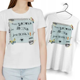 Dla Iwony T-Shirt Koszulka biała Na Prezent z Dowolnym Nadrukiem Zdjęciem - Koszulki i topy damskie - miniaturka - grafika 1