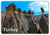 Magnesy - TURCJA - Kapadocja - Krajobraz - Magnes na lodówkę - miniaturka - grafika 1