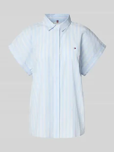 Bluzka o kroju relaxed fit z popeliny - Bluzki damskie - miniaturka - grafika 1