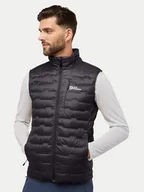 Odzież trekkingowa męska - Jack Wolfskin Kamizelka Passamani A61840 Szary Regular Fit - miniaturka - grafika 1