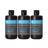 Filamenty i akcesoria do drukarek 3D - żywica do drukarek 3D, kompatybilna z 405 nm, rozpuszczalna w wodzie żywica ECO, UV HD szara 3 KG - miniaturka - grafika 1