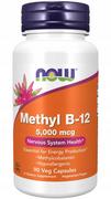 Witaminy i minerały - Now Foods, Now Methyl B12 5000 Mcg Metylowana Witamina, 90 Kaps. - miniaturka - grafika 1