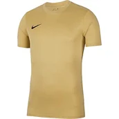 Koszulki męskie - NIKE Nike męski T-shirt M Nk Dry Park Vii Jsy Ss złoto Jersey Gold/Black M BV6708 - miniaturka - grafika 1