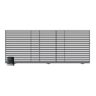 Brava Brama przesuwna bez przeciwwagi z automatem 400 x 150 cm lewa - Ogrodzenia - miniaturka - grafika 1