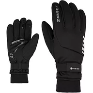 Rękawiczki - Ziener Męskie zimowe rękawiczki rowerowe Drukox GTX | wodoszczelne, oddychające, Gore-Tex, czarne, 9 - miniaturka - grafika 1