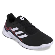 Buty sportowe męskie - adidas Novaflight męskie trampki do siatkówki, Core Black Ftwr biały słoneczny czerwony, 44 2/3 EU - miniaturka - grafika 1