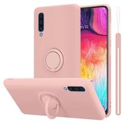 Etui i futerały do telefonów - Pokrowiec Do Samsung Galaxy A50 4G / A50s / A30s w LIQUID RÓŻOWY Etui TPU Obudowa Ochronny Case Cover Plecki Cadorabo - miniaturka - grafika 1