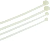 Maskownice do kabli - PLASTROL OPASKA PLASTIKOWA BIAŁA 4,8 x 500mm 50szt. - miniaturka - grafika 1