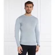 Swetry męskie - Calvin Klein Sweter | Regular Fit | z dodatkiem jedwabiu - miniaturka - grafika 1