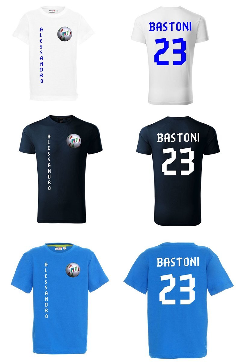 Koszulka Włochy ALESSANDRO BASTONI 23 Jr