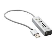 Huby USB - Yenkee YHC 101SR USB 2.0 Hub and Card Reader YENKEE 45012401 - miniaturka - grafika 1