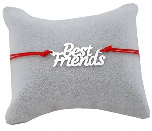 Srebrna bransoletka sznurkowa Best Friends SR925 - Bransoletki - miniaturka - grafika 1