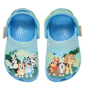 Buty dla chłopców - Klapki Crocs Bluey Multi Cls Clg T 212369 Kolorowy - miniaturka - grafika 1