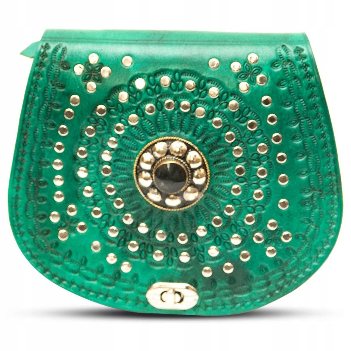 Torebka Damska Torebki Na Ramię Skórzana Naturalna Oryginalna Z Maroko Boho