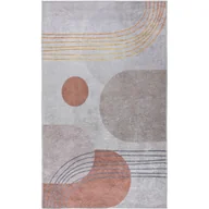 Dywany - Pomarańczowo-kremowy dywan odpowiedni do prania 50x80 cm – Vitaus - miniaturka - grafika 1