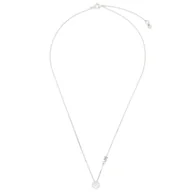 Naszyjniki - Naszyjnik Michael Kors Pave Halo Necklace MKC1208AN040 Srebrny - miniaturka - grafika 1