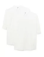 Bluzki damskie - VERO MODA Damska koszulka Vmgittana Ls Long Shirt WVN Ga Curve bluzka, Snow White, 46 - miniaturka - grafika 1