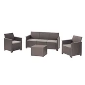 Meble ogrodowe - Meble ogrodowe KETER Elodie 5 254086 Cappuccino - miniaturka - grafika 1