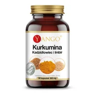 Suplementy naturalne - YANGO Kurkumina Kadzidłowiec i Imbir - 90 kaps. YANGO 011A-354B9 - miniaturka - grafika 1