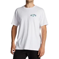 Koszulki męskie - Męska Koszulka z krótkim rękawem BILLABONG ARCH FILL TEES ABYZT01696-WHT – Biały - miniaturka - grafika 1