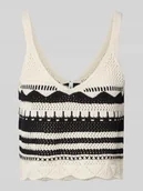 Koszulki i topy damskie - Top o kroju regular fit z dzianiny z mieszanki bawełny model ‘MERIDA’ - miniaturka - grafika 1