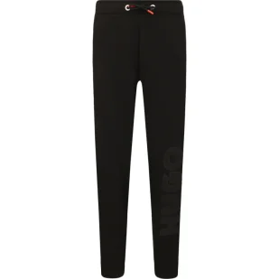 HUGO KIDS Spodnie dresowe | Regular Fit - Spodnie sportowe damskie - miniaturka - grafika 1