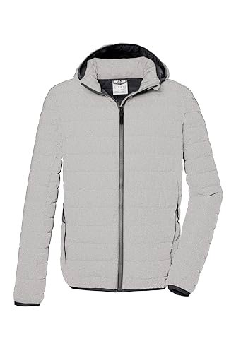 G.I.G.A. DX Męska kurtka pikowana/kurtka przejściowa z odpinanym kapturem GS 84 MN QLTD JCKT, ciemny kamień, L, 43131-000