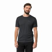 Koszulki męskie - T-shirt męski Jack Wolfskin TECH T M phantom - S - miniaturka - grafika 1
