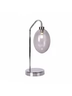 Lampy stojące - LEDEA Ledea lampa stołowa Lukka G9 metalizowane szkło 36cm 50501224 - miniaturka - grafika 1