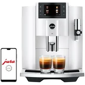 Ekspresy do kawy - JURA E8 Piano White EC - miniaturka - grafika 1