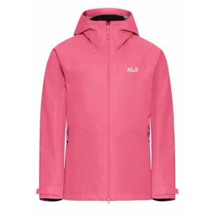 Damska kurtka ocieplana 3w1 Jack Wolfskin WILD PLACES 3IN1 JKT W bubblegum - XS - Kurtki damskie - miniaturka - grafika 1
