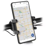 Akcesoria rowerowe - Uchwyt na telefon do roweru ARKS ARERIDEMETAL Czarny - miniaturka - grafika 1