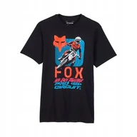 Koszulki męskie - T-SHIRT FOX X PRO CIRCUIT PREM SS TEE BLACK L - miniaturka - grafika 1