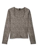 Bluzki damskie - Vero Moda Bluzka Million 10334613 Beżowy Regular Fit - miniaturka - grafika 1