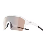 Okulary sportowe - Alpina Alpina Ram HR HVLM+ Glasses, white matt/blue mirror  2021 Okulary 8674211 - miniaturka - grafika 1