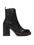 Botki damskie - G-Star Raw Botki CEO-WI34-CLEVELAND-02 Czarny - miniaturka - grafika 1