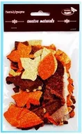 Pasmanteria - Listki Brokatowe 4,5-6,5Cm Mix Op. 60Szt. Tonacja Brązowa, Galeria Hobby - miniaturka - grafika 1