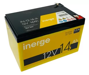 Akumulator AGM 12V 14Ah INERGE - Ładowarki i akumulatory - miniaturka - grafika 1