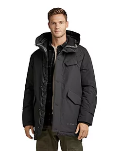 G-STAR RAW Vodan Pdd HDD Parka Kurtka męska, Czarny (dk black A281-6484), M - Kurtki męskie - miniaturka - grafika 1