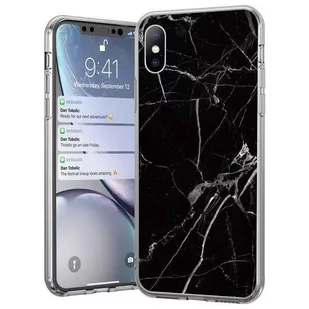 Wozinsky Marble żelowe etui pokrowiec marmur Samsung Galaxy M51 czarny - Etui i futerały do telefonów - miniaturka - grafika 1