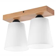 Lampy sufitowe - Lampa sufitowa LAMKUR Lula LM-2.200 47584 Dąb biały - miniaturka - grafika 1