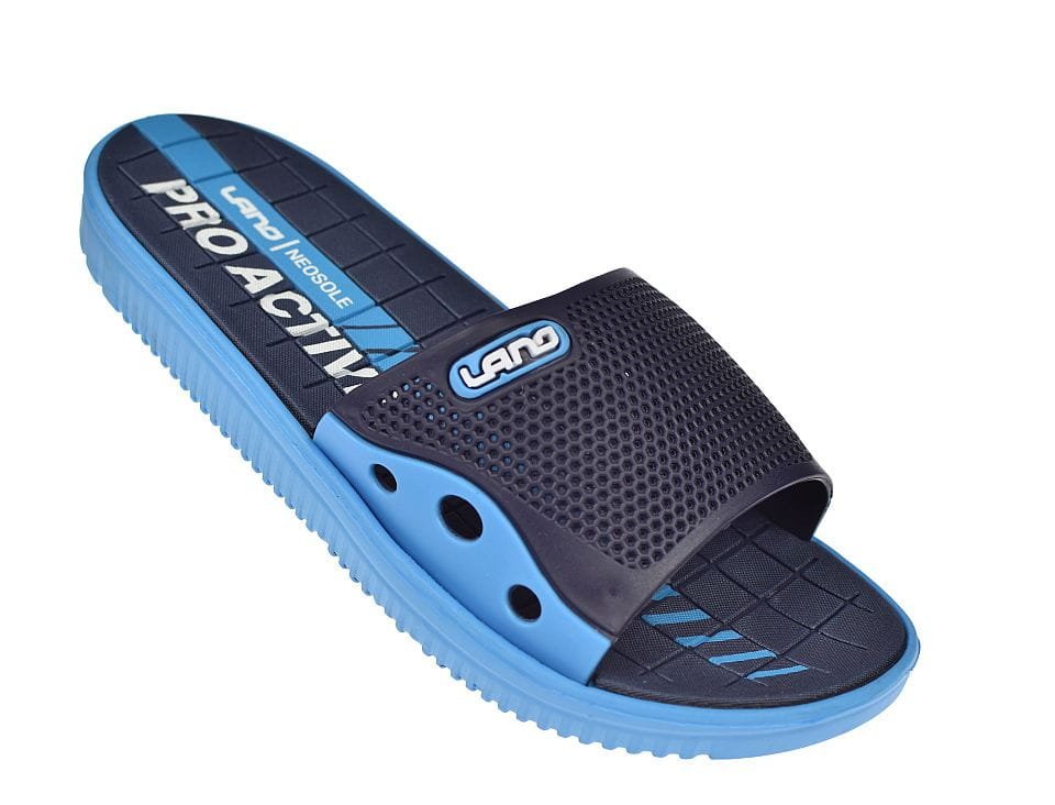 Klapki męskie basenowe Pro Active lekkie Lano KL-4-6168 X1 BL rozmiary męskie: 37