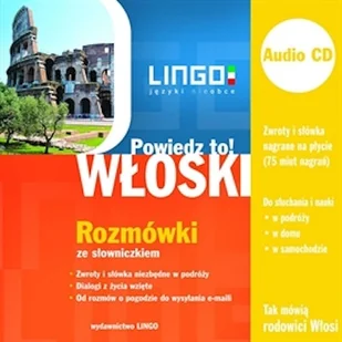 Włoski. Rozmówki. Powiedz to! - Audiobooki do nauki języków - miniaturka - grafika 1