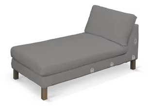 Dekoria pl pl Pokrowiec na szezlong Karlstad dostawka krótki szary 80 x 160 x 80 cm Edinburgh 733-115-81 - Pokrowce na meble - miniaturka - grafika 1