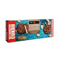 Ciastka - Pure&Good Ciastka z karmelem i orzeszkami ziemnymi w czekoladzie mlecznej bez dodatku cukru 128 g - miniaturka - grafika 1